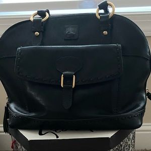 Black Leather Dooney & Bourke Satchel